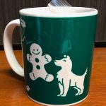 Tasse Noël chien vert